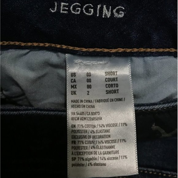 American Eagle Blue Jeans Size 0 Super Stretch - Picture 5 of 7